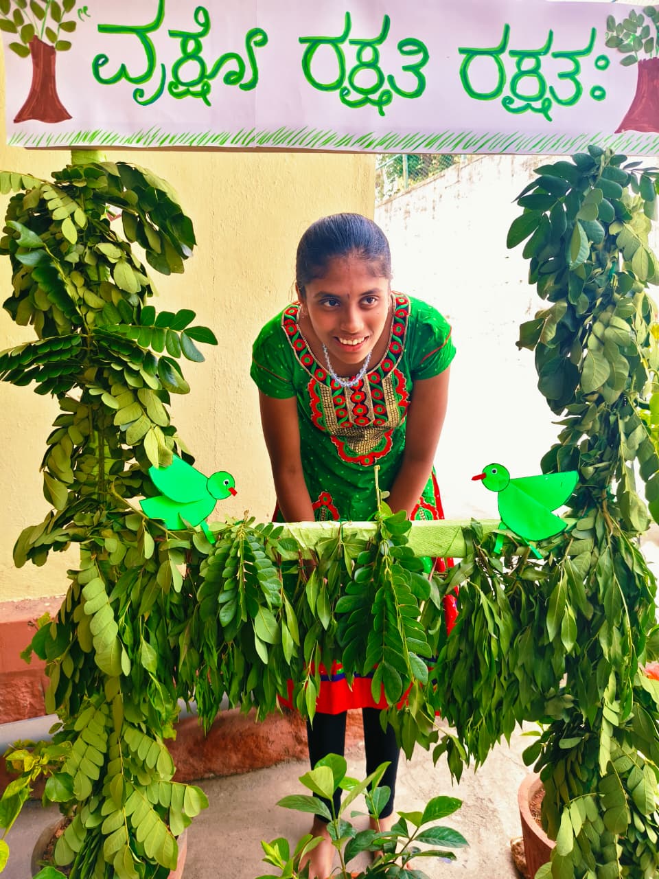 Environment Day celebration at Navachethana Trust